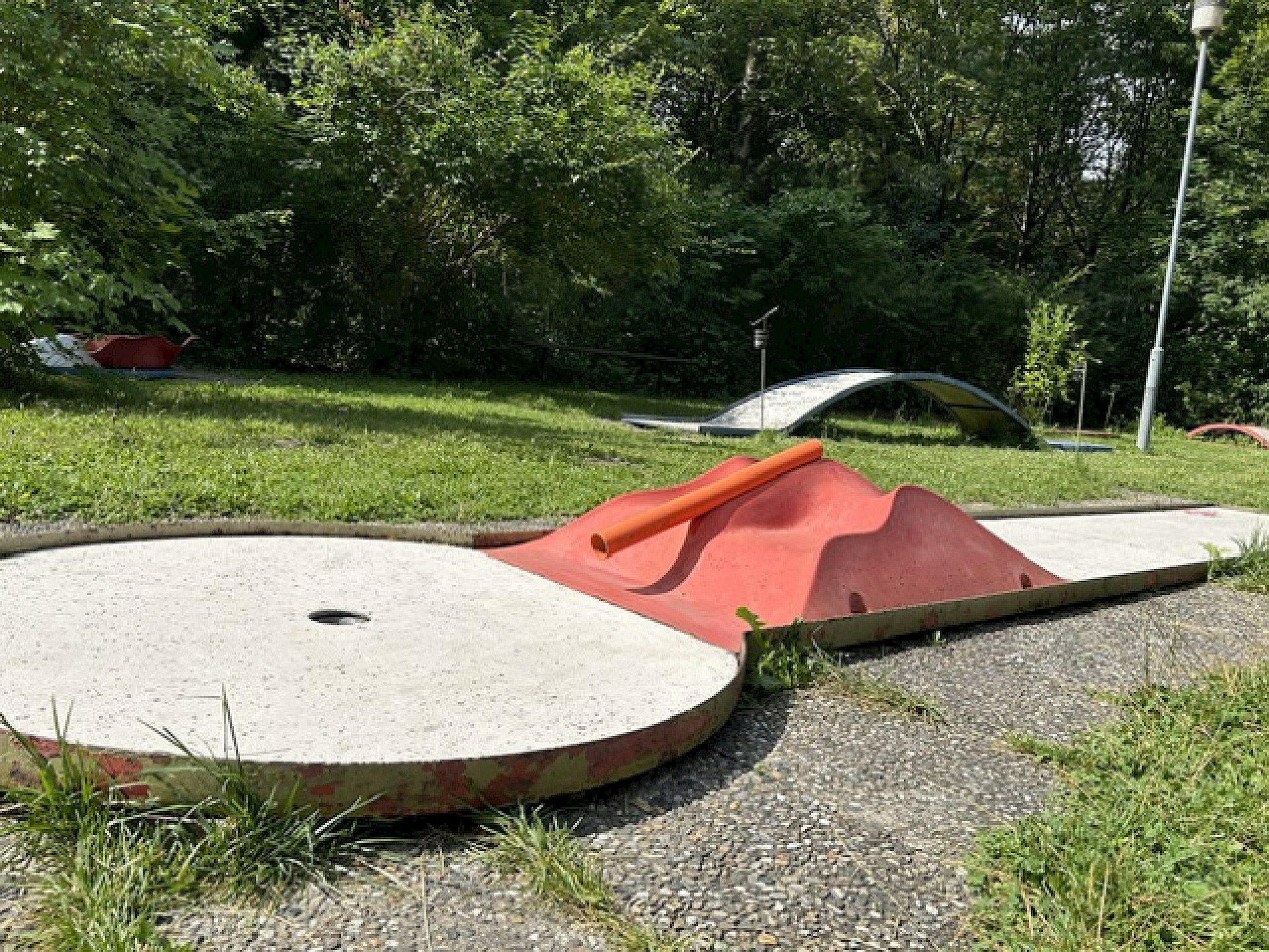 Ausflug zum Minigolfplatz